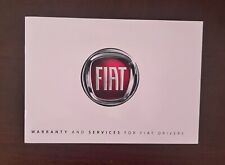 LIVROS DE SERVIÇO FIAT GENUÍNOS NOVOS EM FOLHA COBREM TODOS OS CARROS E VANS DOBLO FIAT 500, usado comprar usado  Enviando para Brazil