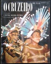 Cruzeiro 1959 Brazilian Indigenous People Brazil vs Argentina Match Ads, usado comprar usado  Enviando para Brazil