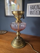 Vintage brass lamp for sale  ROTHERHAM