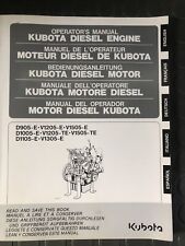 Kubota operators manual for sale  LANCING