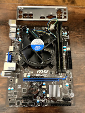 Combo placa-mãe Intel Pentium G3258 MSI H81M-E33 mATX 8GB Ram [CPU+Mobo+RAM] comprar usado  Enviando para Brazil
