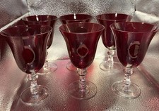 Ruby red goblets for sale  Fayetteville