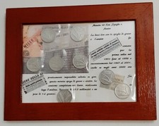 Collezione quadretto monete usato Collezione quadretto monete usato  Italia