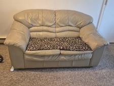 Beige leather loveseat for sale  Cortez