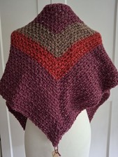 Dreieckstuch handarbeit merino gebraucht kaufen  Trittau