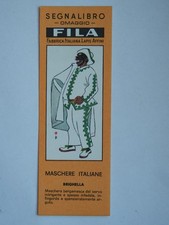 Segnalibro fila maschere usato  Trieste