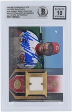 Johnny Bench Reds 2004 Upper Deck SP Legendary Cuts assinado #HS-JB BAS 10 cartas comprar usado  Enviando para Brazil