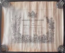 Diplôme médaille honneur d'occasion  Paris XVIII
