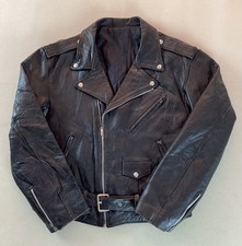 Vintage leather biker for sale  ROYSTON
