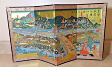 Xilogravura Japan Journeys de pontos turísticos culturais no Japão tela de mesa pequena comprar usado  Enviando para Brazil