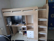 Hochbett kinderbett 90x200cm gebraucht kaufen  Landau a.d.Isar