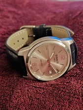 Relógio masculino Tissot PR100 quartzo 38 mm mostrador prata com pulseira de couro azul  comprar usado  Enviando para Brazil