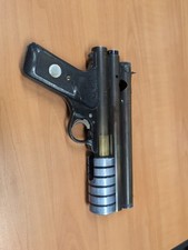 Pistola de paintball Sheridan modelo PGP P.G.P .68 cal série P EUA bomba latão não testada, usado comprar usado  Enviando para Brazil