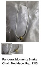 Pandora. moments snake for sale  ROCHDALE