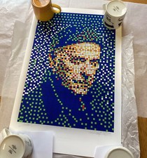 Invader portrait enki for sale  GATESHEAD