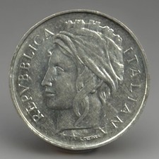 Repubblica italiana 100 usato  Omegna