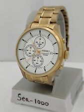 Seiko mens gold for sale  COVENTRY