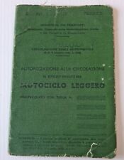 Libretto circolazione per usato  Concordia sulla Secchia