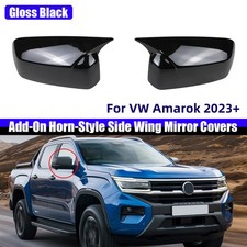 Capas de espelho lateral estilo chifre complemento preto brilhante para VW Amarok 2023+ comprar usado Capas de espelho lateral estilo chifre complemento preto brilhante para VW Amarok 2023+ comprar usado  Enviando para Brazil