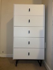 Drawer dresser white for sale  East Orange