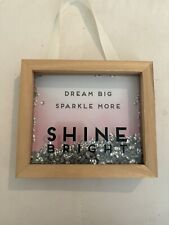 Inspirational glitter wall for sale  MARYPORT