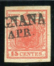 1850 stati lombardo usato  Olbia