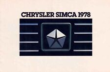 Simca chrysler matra for sale  Shipping to Ireland