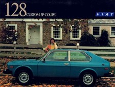 Catalogue Brochure Fiat 128 Custom 3p Coupé (Berlinetta) 1977 USA comprar usado  Enviando para Brazil
