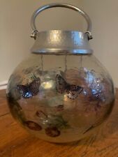 Glass hurricane lamp for sale  DARLINGTON