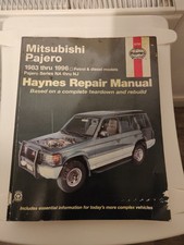 Mitsubishi pajero haynes for sale  ST. HELENS