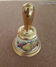 Gold tone bell for sale  PETERBOROUGH