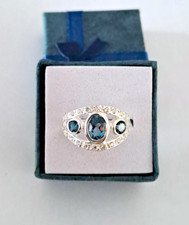 Bague topaze blue d'occasion  L'Île-Rousse