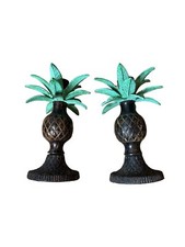 Conjunto de 2 castiçais para decoração de casa de palmeiras, usado comprar usado  Enviando para Brazil