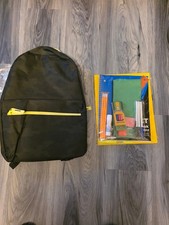 Mochila cúpula de 18 polegadas com kit de material escolar 20 peças - 4 cores comprar usado  Enviando para Brazil