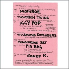 Iggy Pop 1980 Rafters Manchester Concert Handbill (UK) na sprzedaż  Wysyłka do Poland