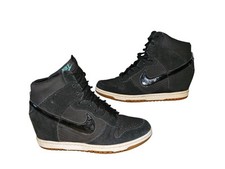 Tênis Nike DUNK SKY HI Essential salto cunha escondido feminino 10 preto 644877-011 comprar usado  Enviando para Brazil