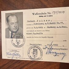 Waffenschein 1959 jagdwaffe gebraucht kaufen  Berlin