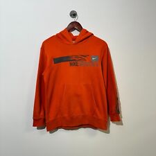 Używany, Nike Unisex Pomarańczowa bawełniana bluza z kapturem Rozmiar S Flame Spellout Logo ACG na sprzedaż  PL
