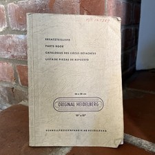 Original heidelberg printing for sale  UK