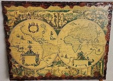 Old map wall for sale  San Marcos