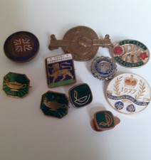 Collection vintage badges for sale  CHARD
