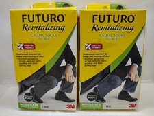 Meias casuais revitalizantes masculinas moderadas 3M Futuro - Preto - Médio pacote com 2 comprar usado  Enviando para Brazil