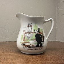 Jarro cremoso vintage da década de 1920 Felix The Cat 4 pol. altura  comprar usado  Enviando para Brazil