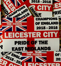 Leicester city stickers for sale  SOUTHAMPTON