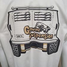 Usado, Camiseta Vintage BOOGIE VAN/GASSER/DRAG/NASCAR/SPRINT/RACE "SUSPENSÃO GENUÍNA". comprar usado  Enviando para Brazil