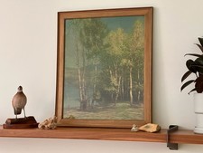 Vintage framed forest for sale  Raleigh