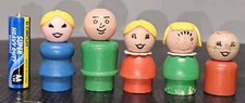 5 corpos de madeira vintage Fisher Price Little People (F) comprar usado  Enviando para Brazil