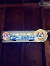 Miller lite neon for sale  Willmar