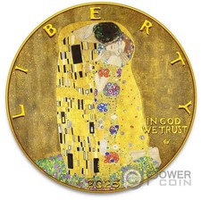 KISS Klimt 1 Oz Monnaie Argent 1$ USA 2025 comprar usado  Enviando para Brazil