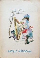 Schneemann spielt harfe gebraucht kaufen  Crimmitschau